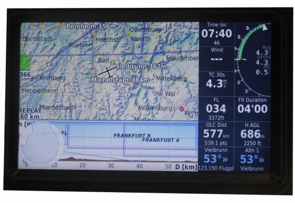  The Openvario Flight Computer running XCSoar